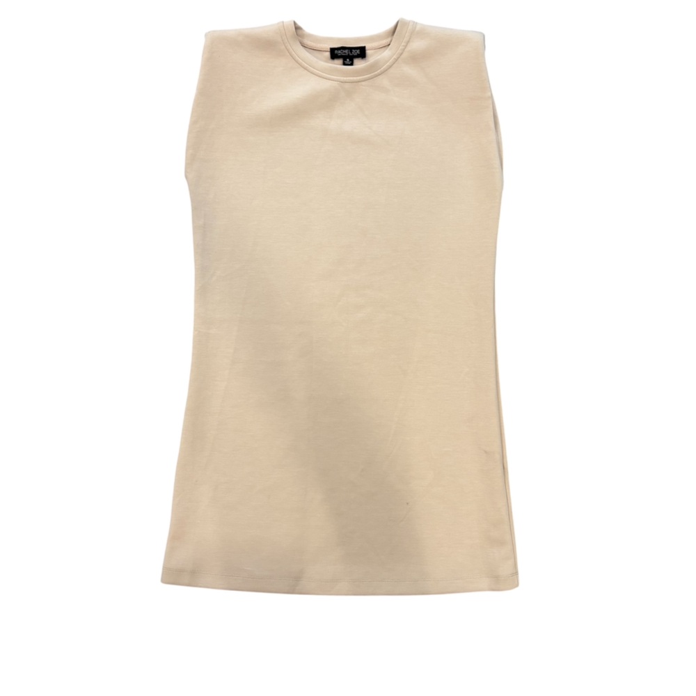 Rachel Zoe Cream Sleeveless Dress